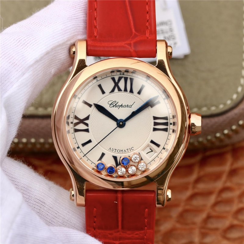 高仿萧邦手表的价格及图片 YF萧邦钻石系列278559-3001女士腕表